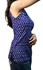 Navanika Azure Bloom Halter Kurti